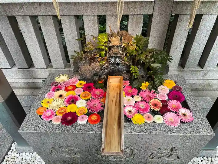 福徳神社(芽吹稲荷)の手水舎