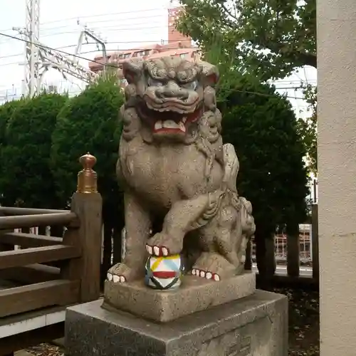 諏訪神社の狛犬