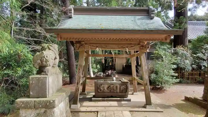 府馬愛宕神社の手水舎