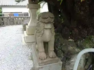 叶神社 (西叶神社)の狛犬