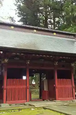 都々古別神社(八槻)の山門・神門