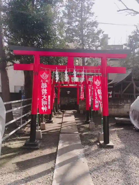 蛇窪神社の鳥居
