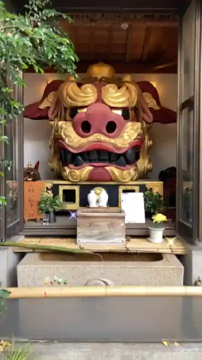 波除神社(波除稲荷神社)の狛犬