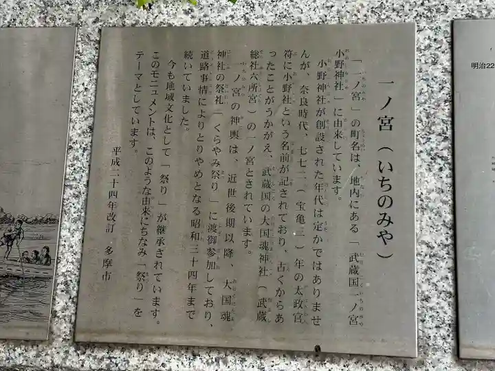 小野神社の歴史