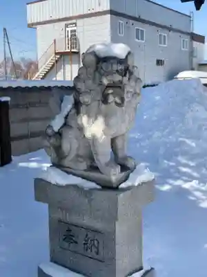 上白石神社の狛犬