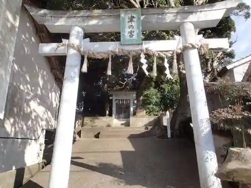 津之宮神社の鳥居