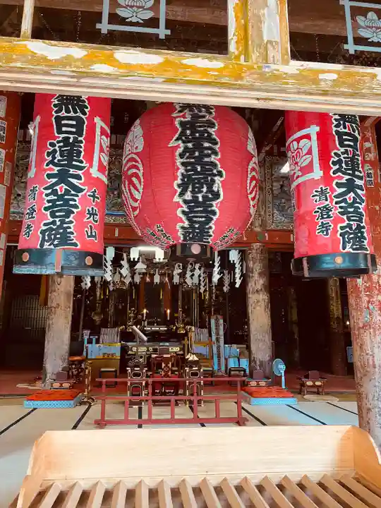 清澄寺の本殿・本堂