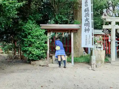 手力雄神社の手水