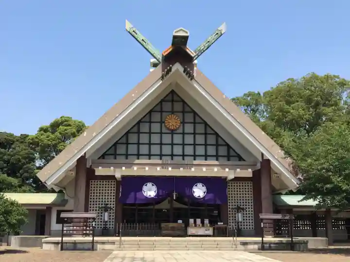 千葉縣護國神社の本殿・本堂