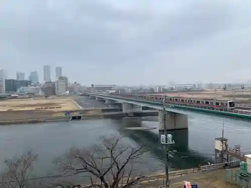 多摩川浅間神社の景色