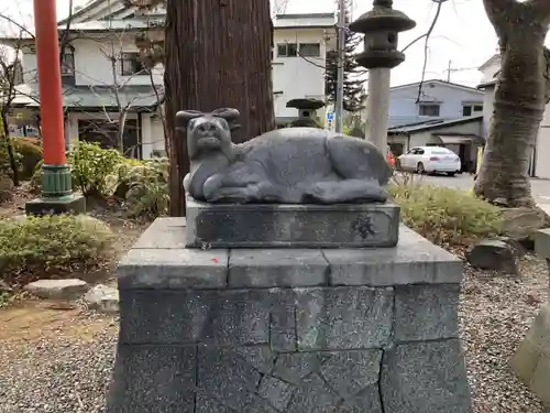 深志神社の狛犬