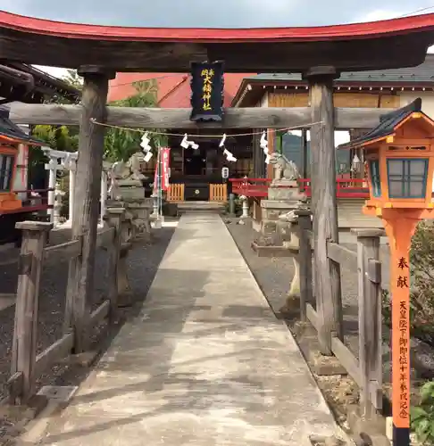 大鏑神社の鳥居