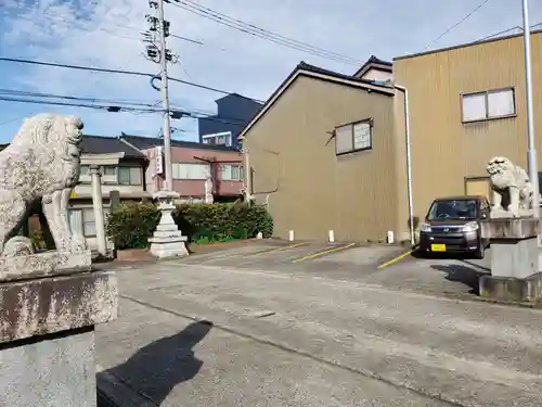 定塚神社の狛犬