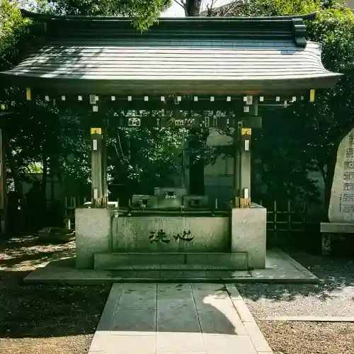 王子神社の手水舎