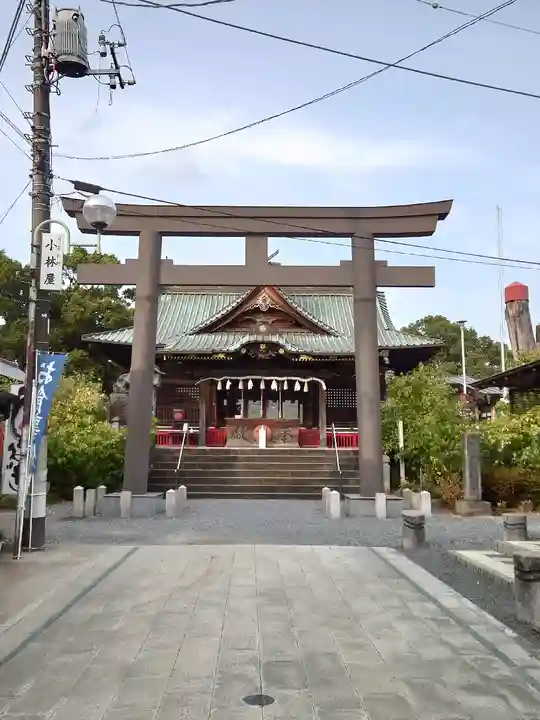 板倉雷電神社の鳥居