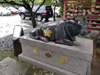 蒲原神社の狛犬