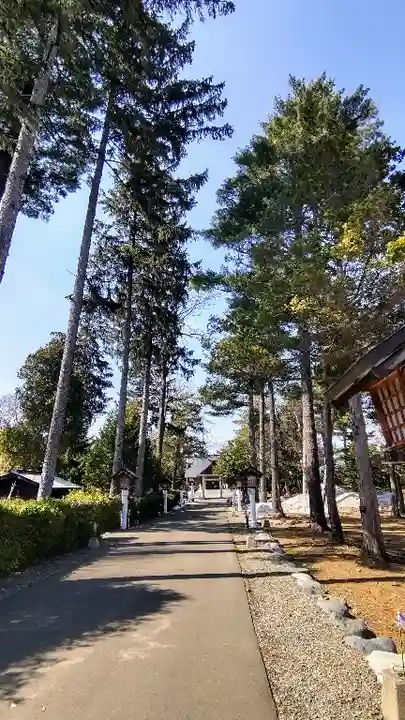 富良野神社の景色