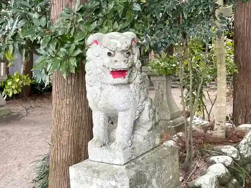 稲木神社の狛犬