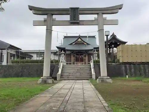 栗木御嶽神社の鳥居