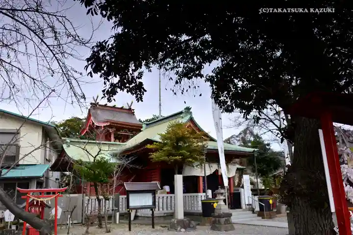 (芝生)浅間神社の本殿・本堂