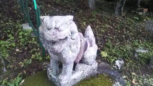 室根神社の狛犬