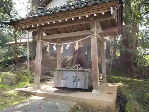 八幡宮の手水