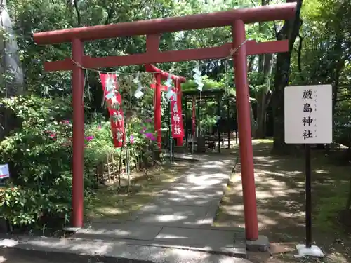 世田谷八幡宮の鳥居