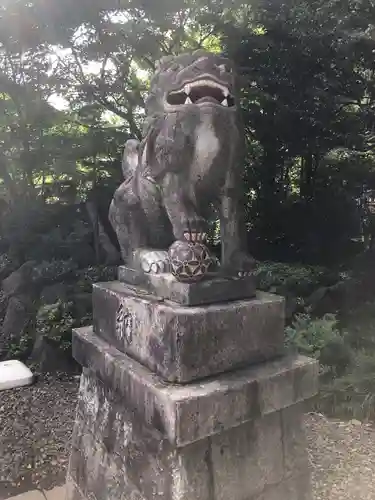 岩槻久伊豆神社の狛犬