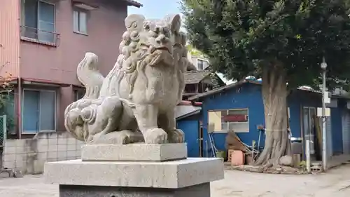 下総府中六所神社の狛犬
