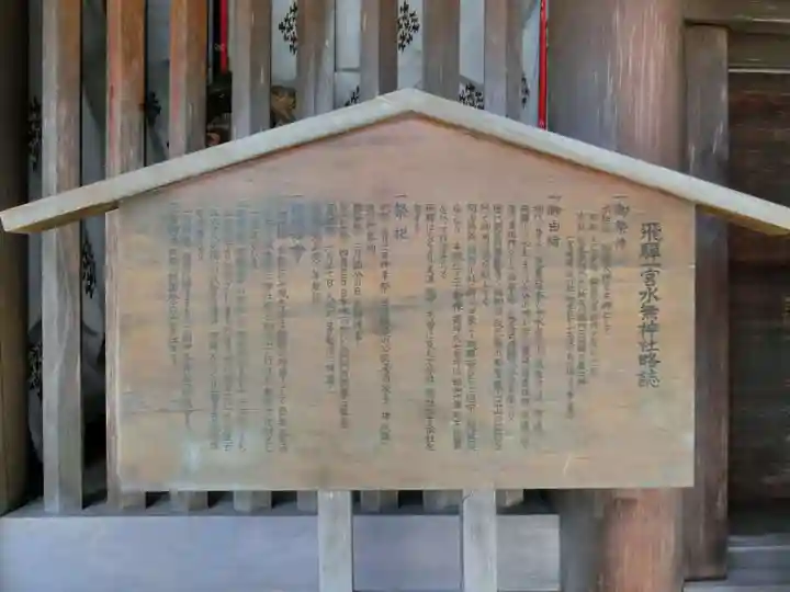 飛驒一宮水無神社の歴史