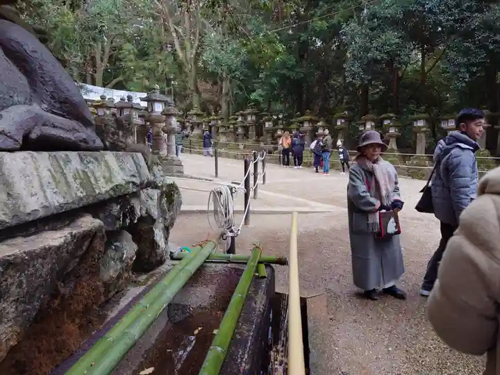 春日大社の手水舎