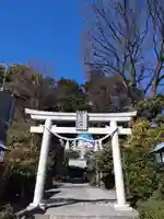 星川杉山神社の鳥居