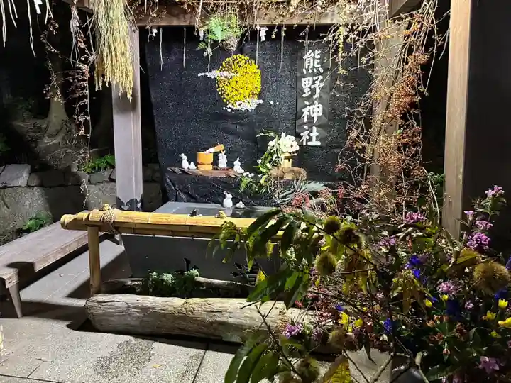 東海市熊野神社の手水舎