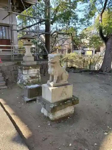 大久保青木神社の狛犬