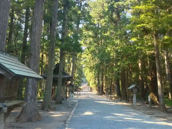 小國神社の景色