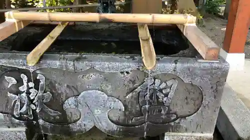 下総国三山　二宮神社の手水舎