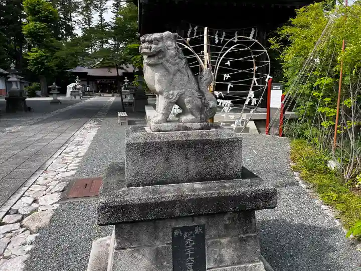 國魂神社の狛犬