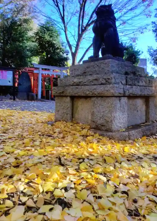 鳩森八幡神社の狛犬