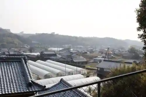 前開上大歳神社の景色