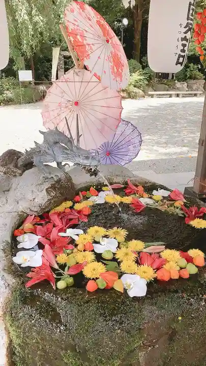 出雲大社相模分祠の手水舎