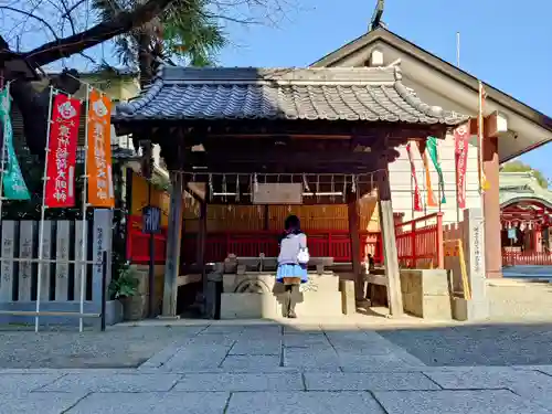 開口神社の手水舎