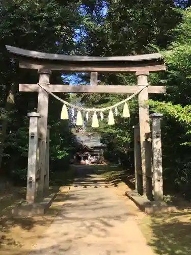 成田熊野神社の鳥居