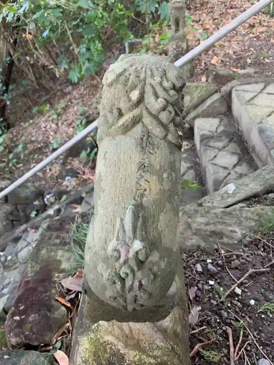 蓬島弁財天の狛犬