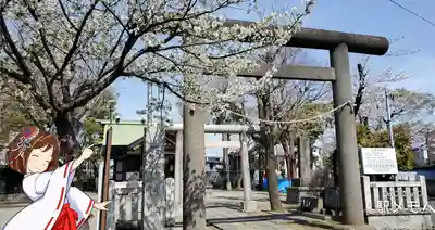 上小松天祖神社の鳥居