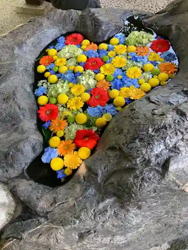 月寒神社の手水舎