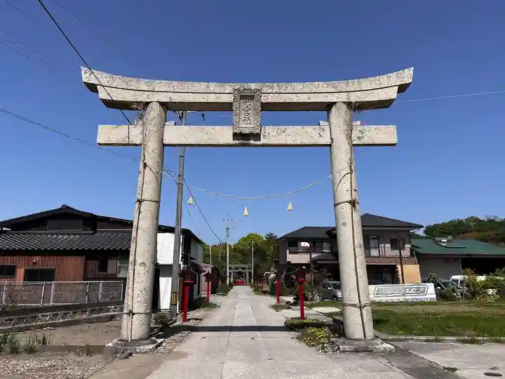 伊美別宮社の鳥居