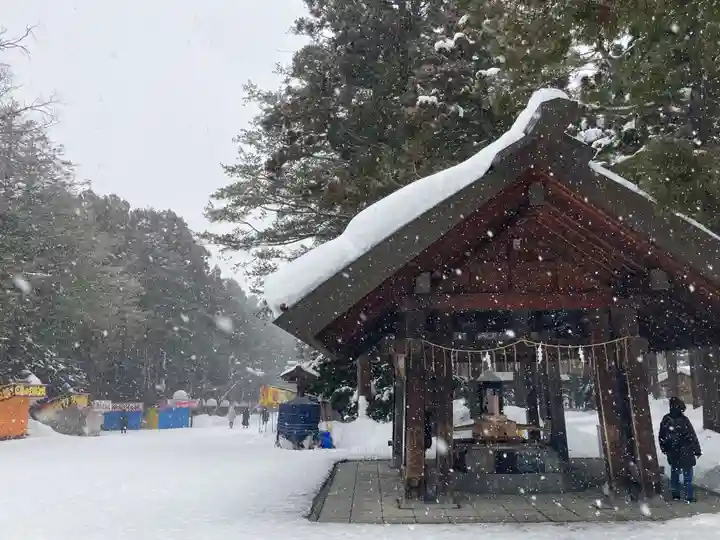 北海道神宮の手水舎