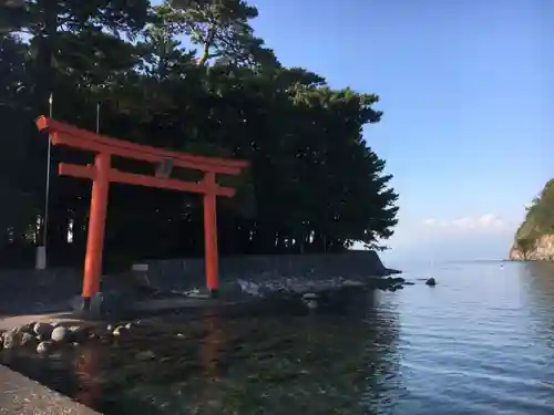 諸口神社の鳥居