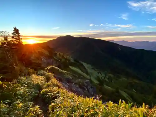 根子岳の景色