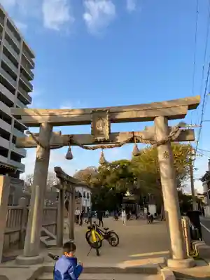 天神社(桑津天神社)の鳥居